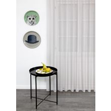  11101 - világos szürke voile, max. 175 cm magas