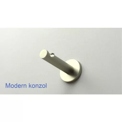 Fém karnisszett "Glóbusz" - egysoros, matt króm, 240 cm, ᴓ16 mm