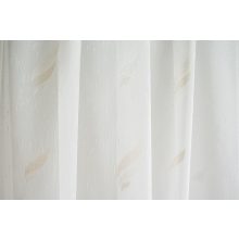  1265 - fehér szablé, ekrü színű levélmintával, max. 295 cm magas