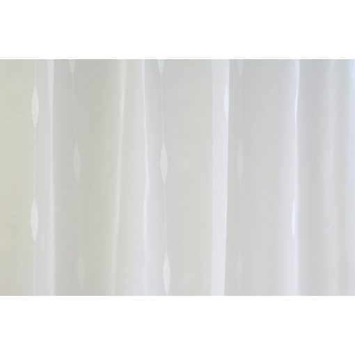 1275 - fehér, levélmintás voile, max. 295 cm magas