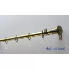 Fém karnisszett "Klasszik" - egysoros, antik réz, 240 cm, ᴓ16 mm
