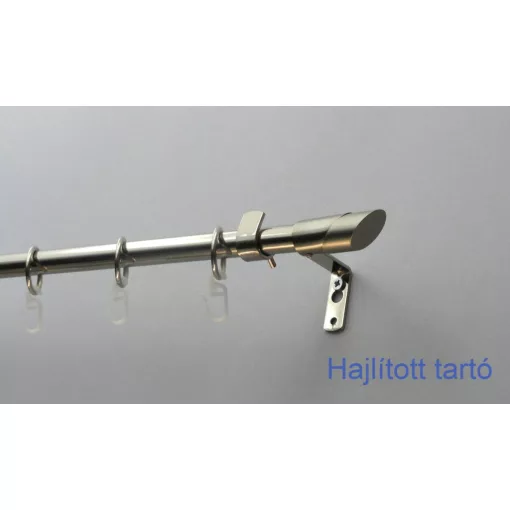 Fém karnisszett "Rúzs" - egysoros, inox, 120 cm, ᴓ16 mm