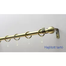 Fém karnisszett "Kis Gömb" - egysoros, antik réz, 200 cm, ᴓ16 mm