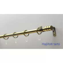 Fém karnisszett "Henger" - egysoros, antik réz, 200 cm, ᴓ16 mm