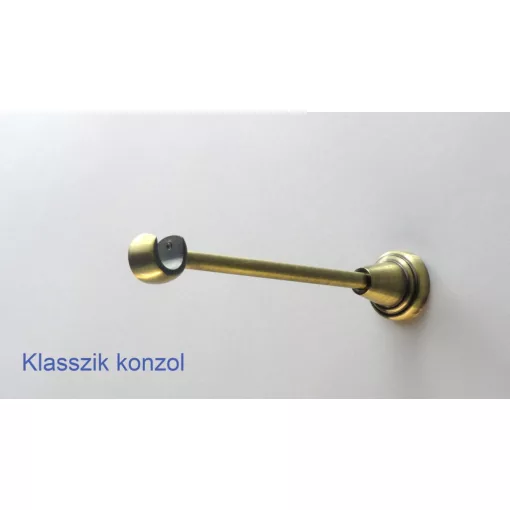 Fém karnisszett "Jégcsap" - egysoros, antik réz, 240 cm, ᴓ16 mm