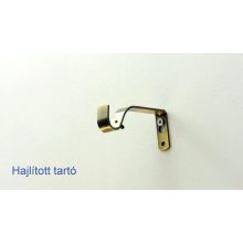 Fém karnisszett "Négyzet" - egysoros, antik réz, 235 cm, ᴓ16 mm