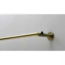 Fém karnisszett "Kis Gömb" - egysoros, antik réz, 120 cm, ᴓ16 mm