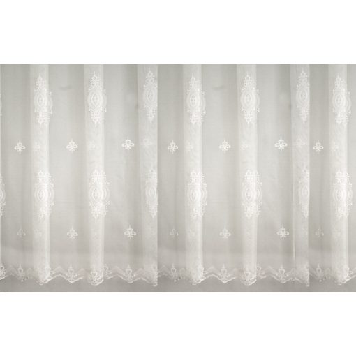 7098 - fehér jacquard, neo-barokk mintával, max. 270 cm magas