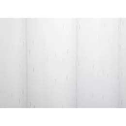    7256 - fehér tüll csíkos, ezüst mintával, max. 290 cm magas
