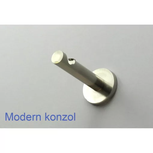 Fém karnisszett "Henger" - egysoros, inox, 120 cm, ᴓ16 mm
