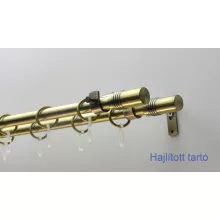 Fém karnisszett "Cilinder" - kétsoros, antik réz, 120 cm, ᴓ16 mm