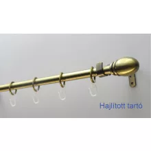 Fém karnisszett "Jogar" - egysoros, antik réz, 200 cm, ᴓ16 mm