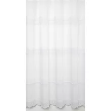 H3/1178 01 - fehér, hímzett voile, klasszikus mintával, max. 275 cm magas