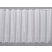  V/3051 - hímzett, fehér batiszt, levélmintával, 45 cm magas