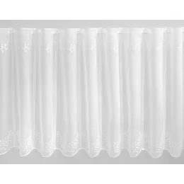  V/882 - hímzett, fehér voile, 90 cm magas