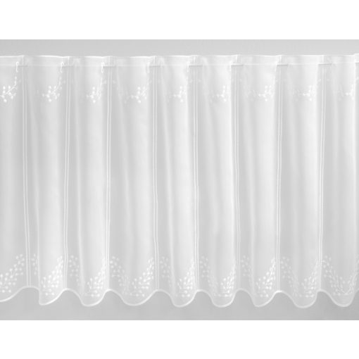  V/882 - hímzett, fehér voile, 90 cm magas