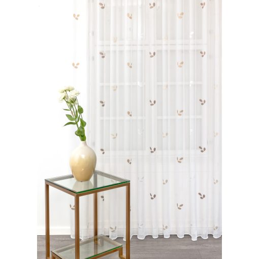  Baccara - fehér szablé, bézs-barna levélmintával, max. 170 cm magas