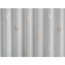  Baccara - fehér szablé, bézs-barna levélmintával, max. 170 cm magas