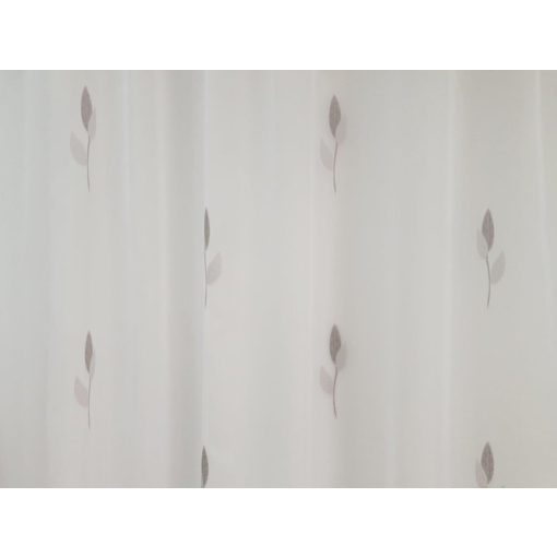  Bonita - fehér voile, ezüst-szürke levélmintával, max. 170 cm magas
