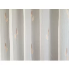  Bonita - fehér voile, bézs-barna levélmintával, max. 290 cm magas