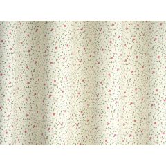   Caraibi 461 - pamutvászon, natúr alapon zöld-rózsaszín, levél- és virágminta