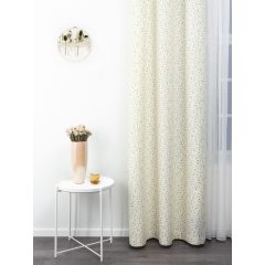   Caraibi 463 - pamutvászon, natúr alapon zöld-narancssárga, levél- és virágminta