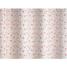 Caraibi 481 - pamutvászon, natúr alapon, apró, rózsaszín virágminta