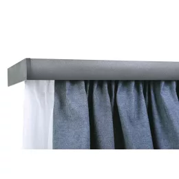  DecoLino két soros, előlapos, antracit alu-karnis, max 120 cm