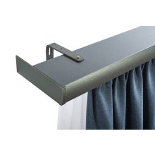 DecoLino két soros, előlapos, antracit alu-karnis, max. 140 cm