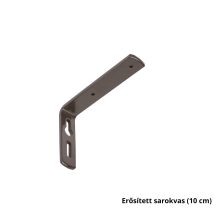 DecoLino két soros, előlapos, antracit alu-karnis, max. 140 cm