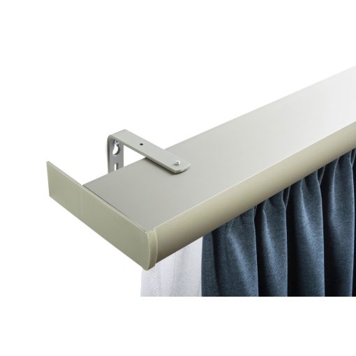 DecoLino két soros, előlapos, alu-szatén alu-karnis, max. 120 cm