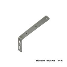 DecoLino két soros, előlapos, alu-szatén alu-karnis, max. 120 cm