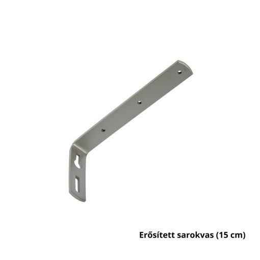 DecoLino két soros, előlapos, alu-szatén alu-karnis, max. 120 cm