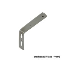 DecoLino két soros, előlapos, alu-szatén alu-karnis, max. 140 cm