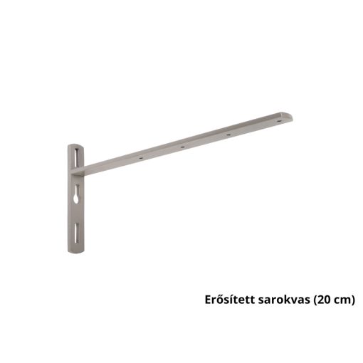 DecoLino két soros, előlapos, alu-szatén alu-karnis, max. 140 cm