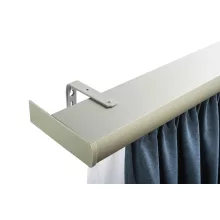 DecoLino két soros, előlapos, alu-szatén alu-karnis, max. 160 cm
