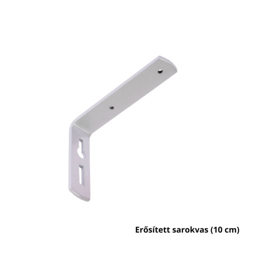 DecoLino két soros, előlapos, ezüst alu-karnis, max. 120 cm