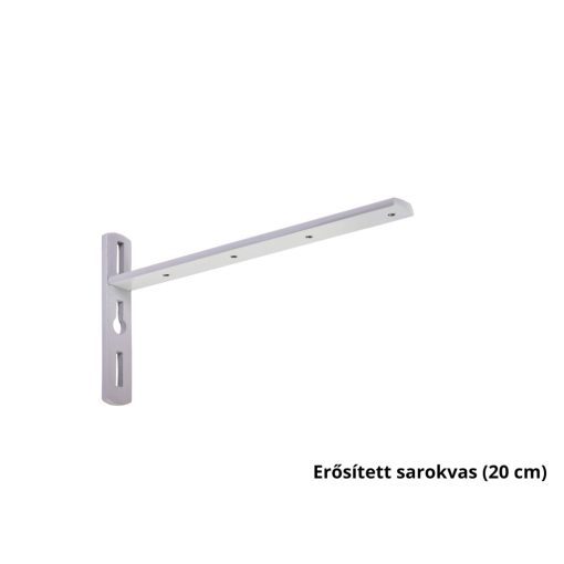 DecoLino két soros, előlapos, ezüst alu-karnis, max. 120 cm