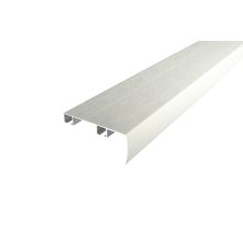 DecoLino két soros, előlapos, ezüst alu-karnis, max. 140 cm