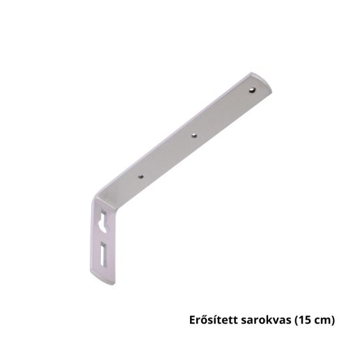 DecoLino két soros, előlapos, ezüst alu-karnis, max. 160 cm