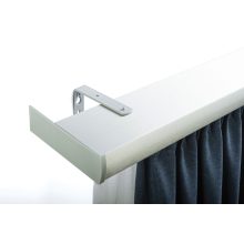 DecoLino két soros, előlapos, ezüst alu-karnis, max 180 cm