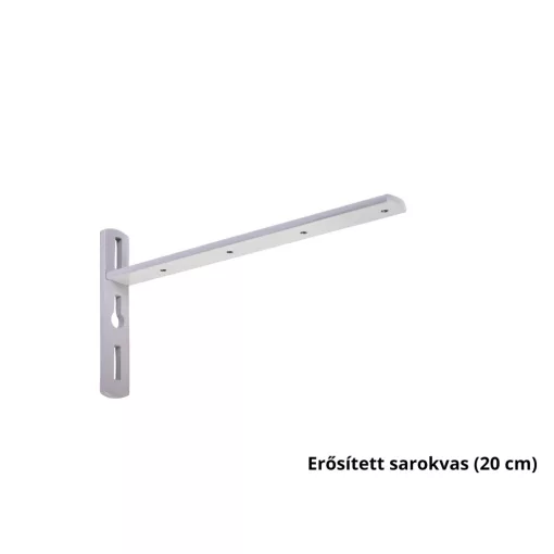 DecoLino két soros, előlapos, ezüst alu-karnis, max. 220 cm