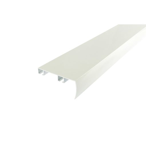 DecoLino két soros, előlapos, fehér alu-karnis, max. 120 cm