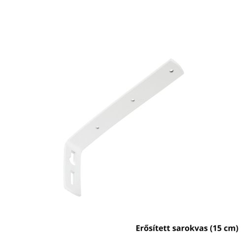 DecoLino két soros, előlapos, fehér alu-karnis, max. 160 cm