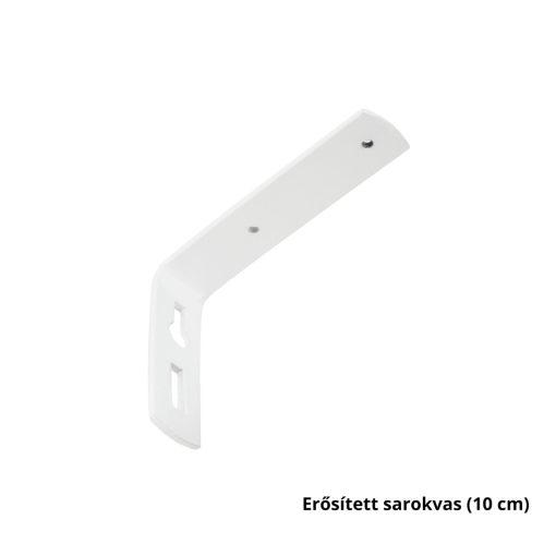 DecoLino két soros, előlapos, fehér alu-karnis, max. 180 cm