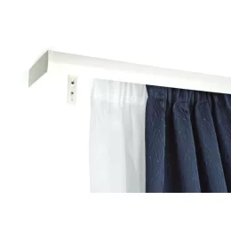   DecoLino két soros, előlapos, fehér alu-karnis, max. 200 cm