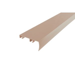   DecoLino két soros, előlapos, homokbarna alu-karnis, max. 120 cm