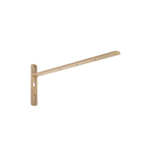 DecoLino két soros, előlapos, homokbarna alu-karnis, max. 160 cm