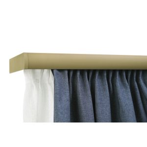   DecoLino két soros, előlapos, matt-bronz alu-karnis, max. 100 cm