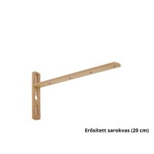 DecoLino két soros, előlapos, matt-bronz alu-karnis, max. 100 cm